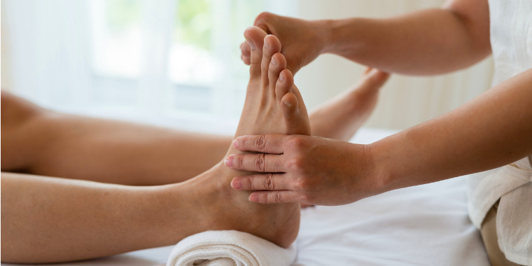 Réflexologie plantaire (podoréflexologie)